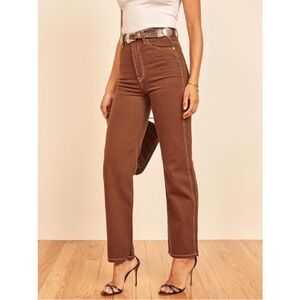 Reformation Cowboy High Rise Straight Jeans 29